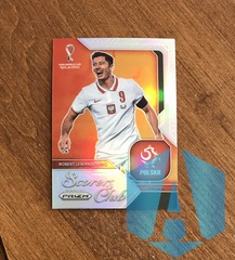 2022 Prizm Scorers Club Silver FIFA World Cup #9 Robert Lewandowski Poland